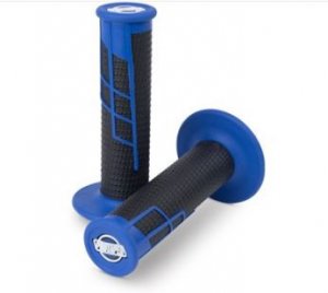 Clamp on grips 1/2 waffle blue/black ProTaper