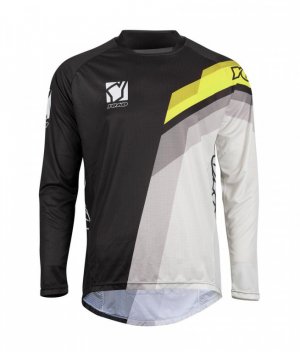 MX dres YOKO VIILEE black / white / yellow XL