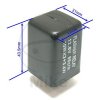 Flasher relay JMP electronic 12V 3 pole