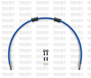 Set cevi za sklopko Venhill HON-4005CB-SB POWERHOSEPLUS (1 cev v kompletu) Solid blue hoses, black fittings